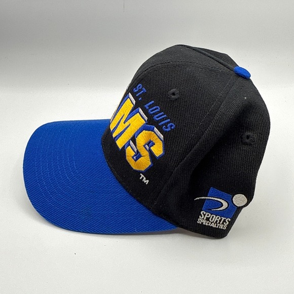 Vintage St. Louis Rams Sports Specialties Laser Shadow Snapback Hat - Picture 4 of 9